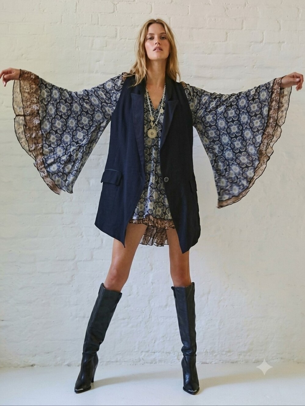 Free People Gabi Tunic Dress Size XS Boho Festival